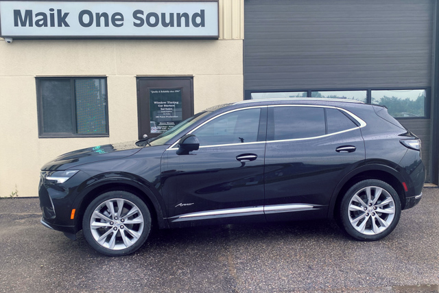 2023 Buick Envision with professional window tint in North Bay